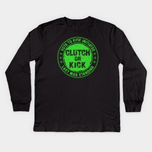 Clutch or Kick (Green) [GTA] Kids Long Sleeve T-Shirt